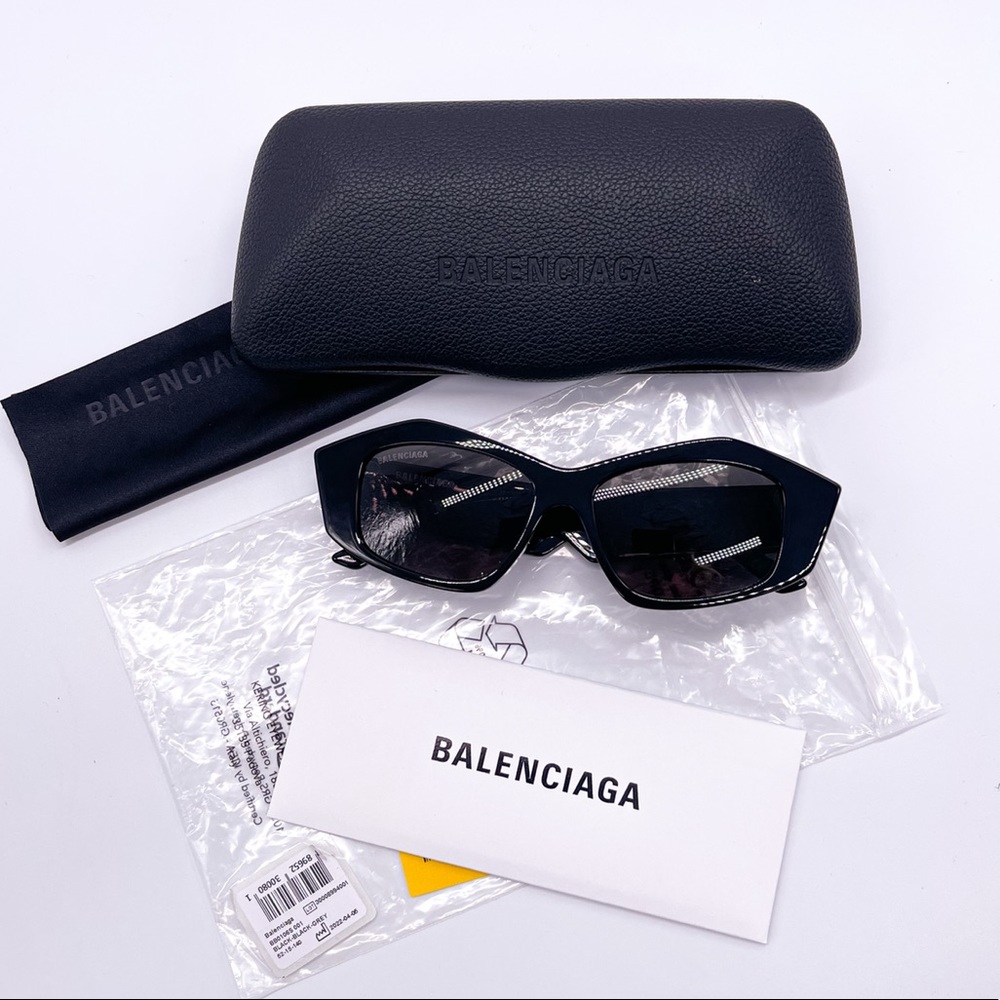 NEW BALENCIAGA BB0106S 001 BALENCIAGA SUNGLASSES NEW COLLECTION - Picture 13 of 13